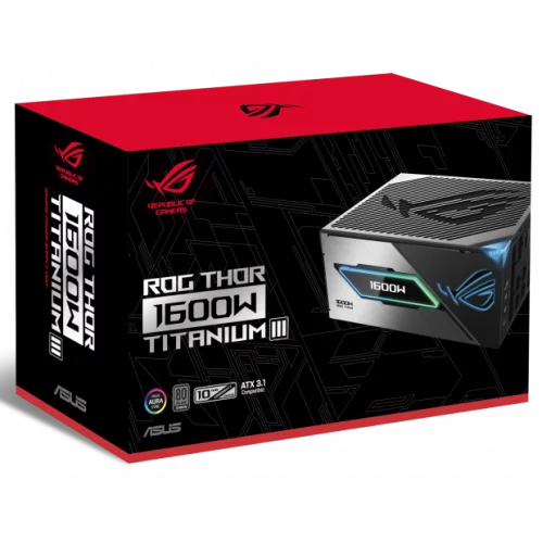 Блок питания ASUS ROG THOR 1600W Titanium III [90YE00V1-B0NA00] черный 