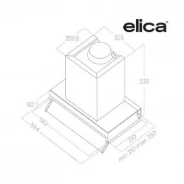Вытяжка полновстраиваемая Elica BOXIN LX/IX/A/60 PRF0114760A                                                                                                                                                                                              