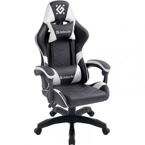 Игровое кресло Defender Companion чёрный/белый 