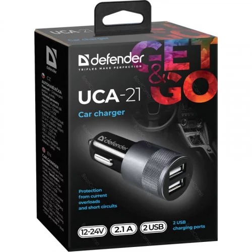 Автомобильный зарядное устройство Defender UCA-21 