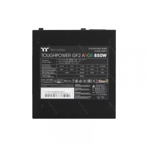 Блок питания Thermaltake 850W Toughpower GF2 ARGB (PS-TPD-0850F3FAGE-2) 