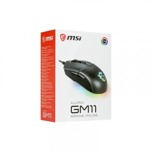 Мышь MSI Clutch GM11 черный 