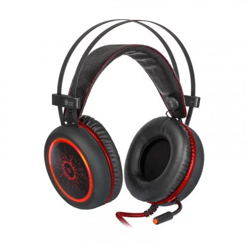Наушники с микрофоном Defender DeadFire G-530D чёрный+красный 