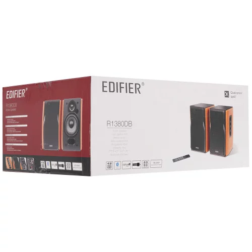 Колонки Edifier R1380DB коричневый 
