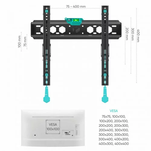 Кронштейн для ТВ ONKRON TM5 чёрный 