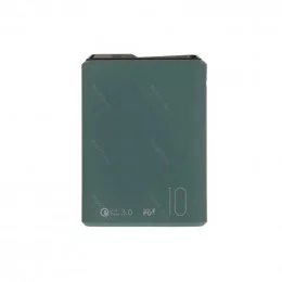 Портативная батарея OLMIO QS-10 10000мАч зеленая soft-touch                                                                                                                                                                                               