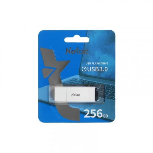 Память USB3.2 Flash Drive 256Gb Netac U185 WHITE NT03U185N-256G-30WH 