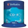 Оптический диск CD-R 700Mb Verbatim 52X Cake Box (100) EXTRA PROTECTION (43411) 