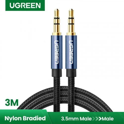 Кабель UGREEN AV112 (10688) 3.5mm Male to 3.5mm Male 3м 
