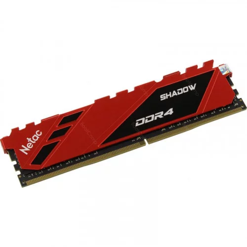 Оперативная память DDR4 16GB 3200Mhz Netac Shadow Red NTSDD4P32SP-16R 