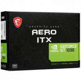 Видеокарта MSI GeForce GT 1030 AERO ITX OC (GeForce GT 1030 AERO ITX 4GD4 OC)                                                                                                                                                                             