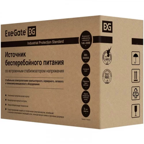ИБП ExeGate SpecialPro UNB-2200.LED.AVR.4SH.RJ 2200VA/1300W EP285527RUS 