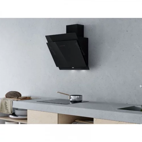 Вытяжка наклонная KRONA ANGELICA 600 black sensor 