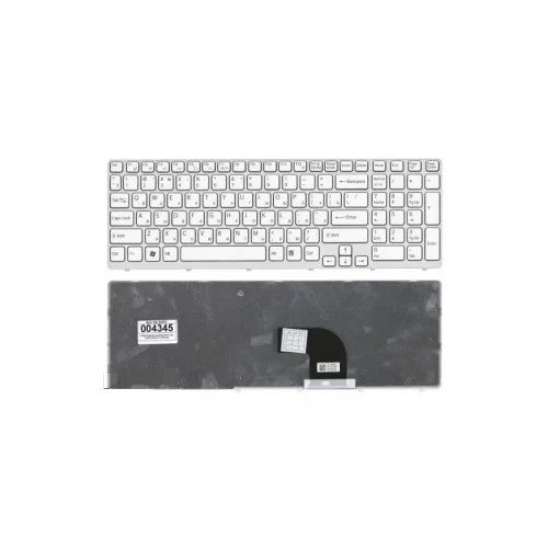 Клавиатура для ноутбука Sony Vaio SVE15, SVE1511V1R белая 