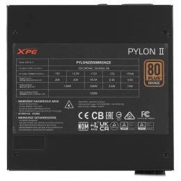 Блок питания ADATA XPG PYLON II BRONZE 550W [PYLONII550B-BKCEU] черный                                                                                                                                                                                    