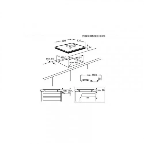 Поверхность индукционная Electrolux EIV634 