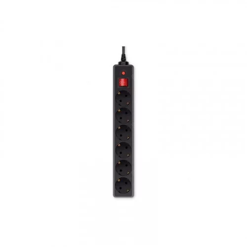 Сетевой фильтр Buro 600SH-5-B 5м (6 розеток) черный 2200 Вт 