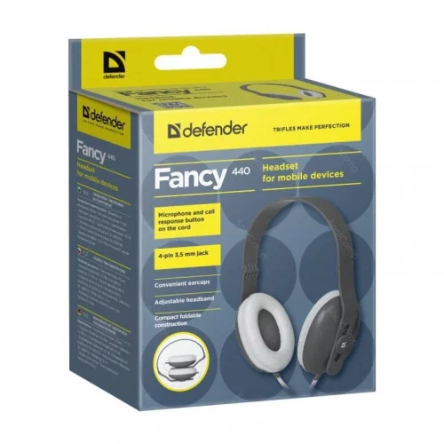 Гарнитура для смартфонов Defender Fancy 440 серый 