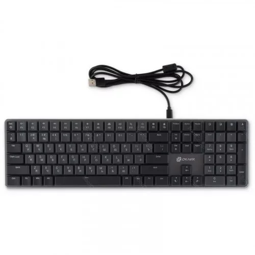 Клавиатура Oklick K953X черный/серый 