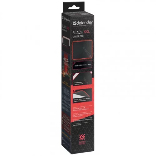 Коврик Defender Black XXL 400x355x3 мм 