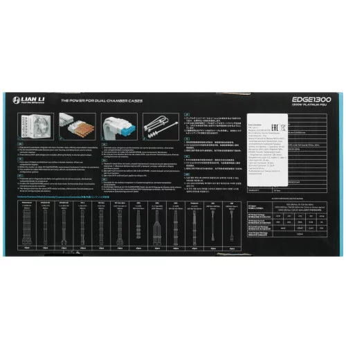Блок питания LIAN LI EDGE 1300W [G9P.EG1300.WE00.RU] белый 