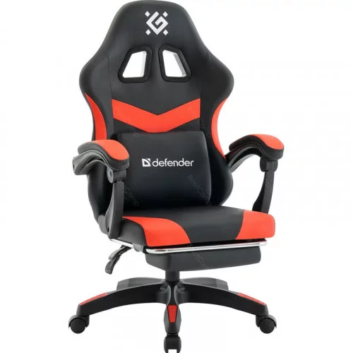 Игровое кресло Defender Runa PRO чёрный/красный 