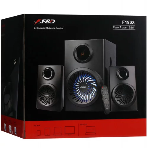 Колонки F&D F190X черный 