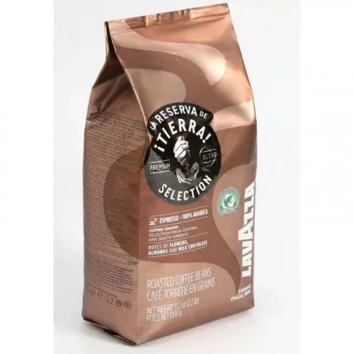 Кофе Lavazza RD Tierra Selection Espresso зерно жарен 1кг 