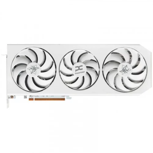 Видеокарта PowerColor AMD Radeon RX 9070 XT Hellhound (RX9070XT 16G-L/OC/WHITE) 