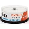 Матрица DVD+R 4.7Gb Mirex 16X Cake Box (25) Printable (UL130029A1M) 