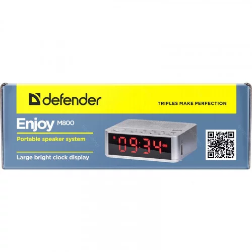 Портативная колонка Defender Enjoy M800 серебро 