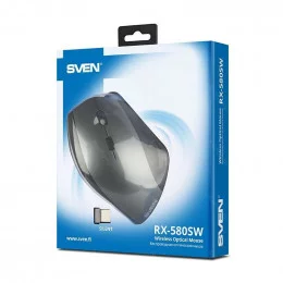 Беспроводная вертикальная мышь SVEN RX-580SW gray                                                                                                                                                                                                         