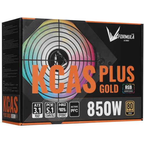 Блок питания Formula KCAS PLUS GOLD 850W RGB [KCAS PLUS 850G] черный 