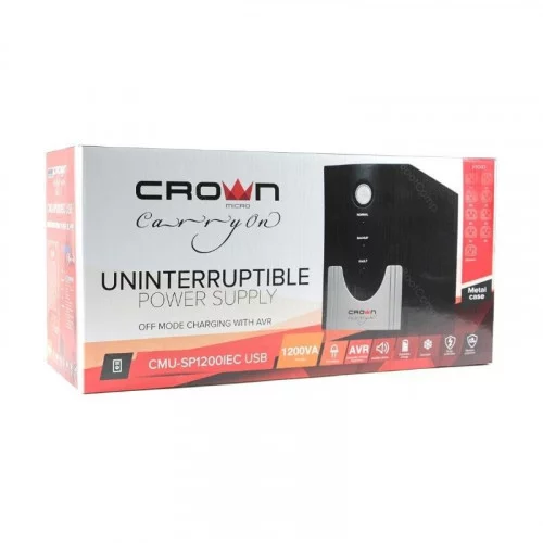 ИБП CROWN CMU-SP1200IEC USB - 1200 ВА720 вт 