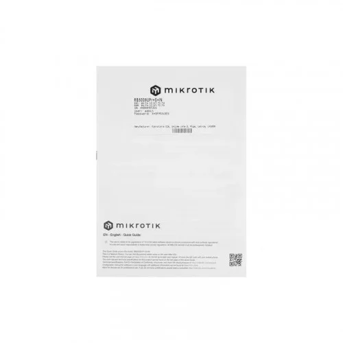 Маршрутизатор Mikrotik RB5009UPR+S+IN 