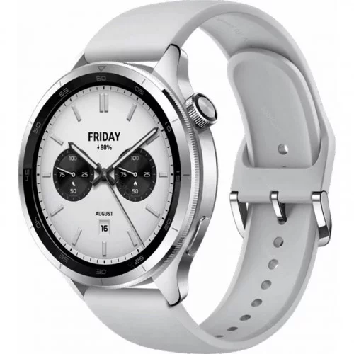 Смарт-часы Xiaomi Watch S4 серебристый (BHR9197GL) 