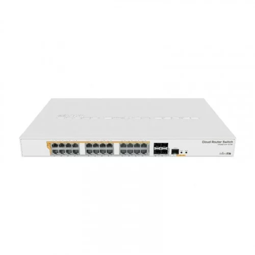 Коммутатор Mikrotik CRS328-24P-4S+RM 