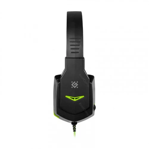 Наушники с микрофоном Defender Warhead G-320 чёрный+зелёный 