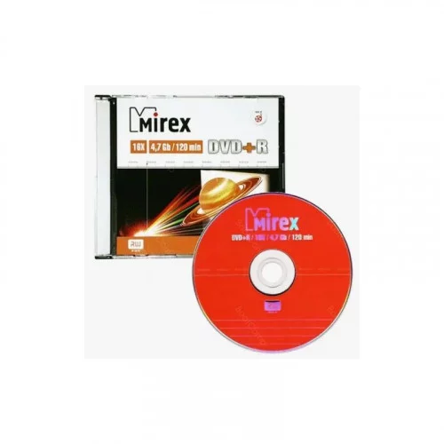 Матрица DVD+R 4.7Gb Mirex 16X Slim Case (1) (UL130013A1S) 