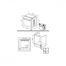 Духовой шкаф Indesit IFE 2420 BL                                                                                                                                                                                                                          