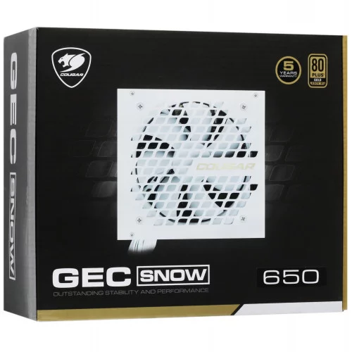 Блок питания Cougar GEC SNOW 650 [31GC0650002PR01] белый 