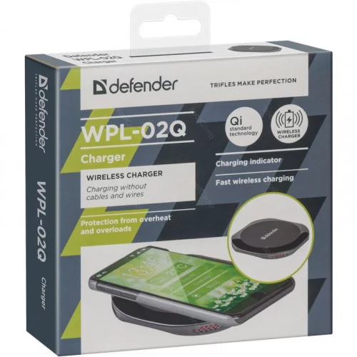Беспроводное ЗУ Defender WPL-02Q 83826 