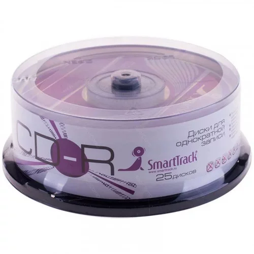 Диск CD-R Smart Track 700 Mb B-25 (BOX25) ST000149 