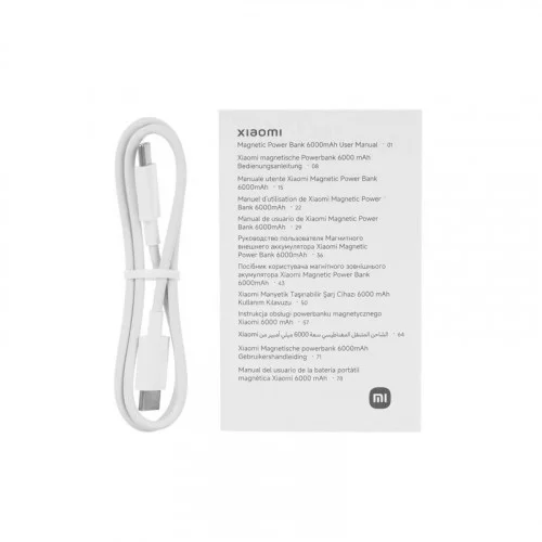 Портативная батарея магнитная Xiaomi Power Bank Magsafe 6000mAh (BHR9074GL) 
