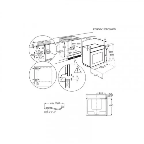 Духовой шкаф с добавлением пара Electrolux EOD5C50Z 