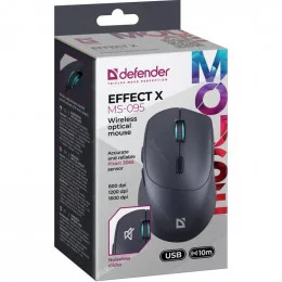 Беспроводная мышь Defender EFFECT X MS-095 black (52095)                                                                                                                                                                                                  