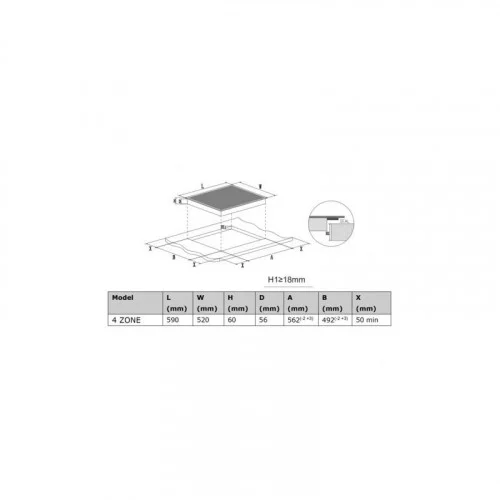 Поверхность индукционная Haier HHY-Y64TVTPG TD0048655RU 