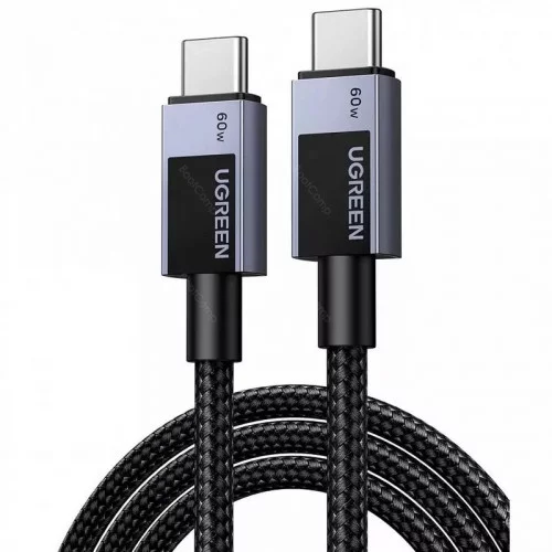 Кабель USB-C - USB-C Ugreen L524 (55775) 2 метра серый космос 
