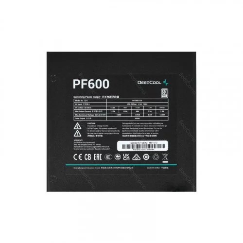Блок питания DEEPCOOL PF600 (R-PF600D-HA0B-EU) 
