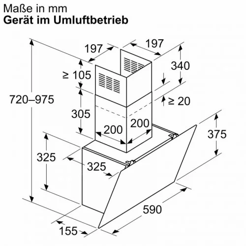 Вытяжка Bosch DWK65DK60 